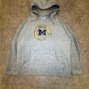 Vintage Michigan Wolverines Hoodie Grey Men’s XL